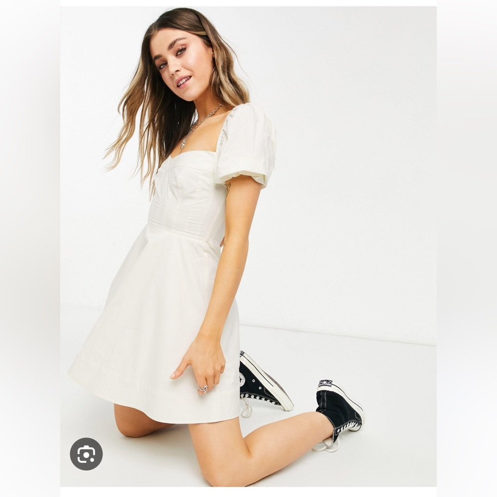 Bardot Mini Dress with Corset top